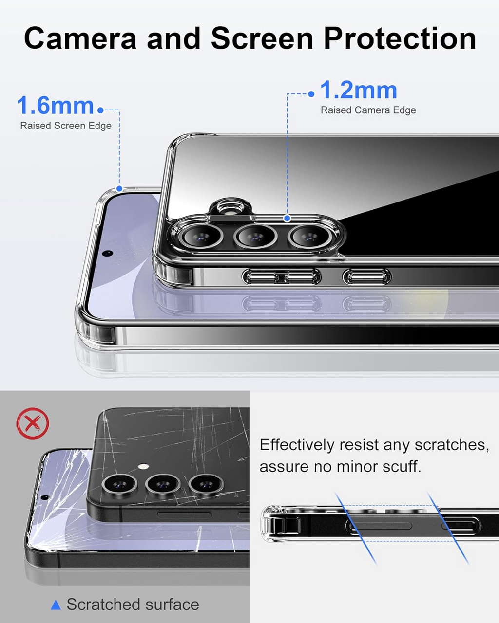 Samsung Galaxy S24 Ultra Shockproof Case & Screen Protector Bundle