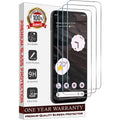 Entronix Clear Screen Protector Compatible with Galaxy A20 - 3-Piece Combo