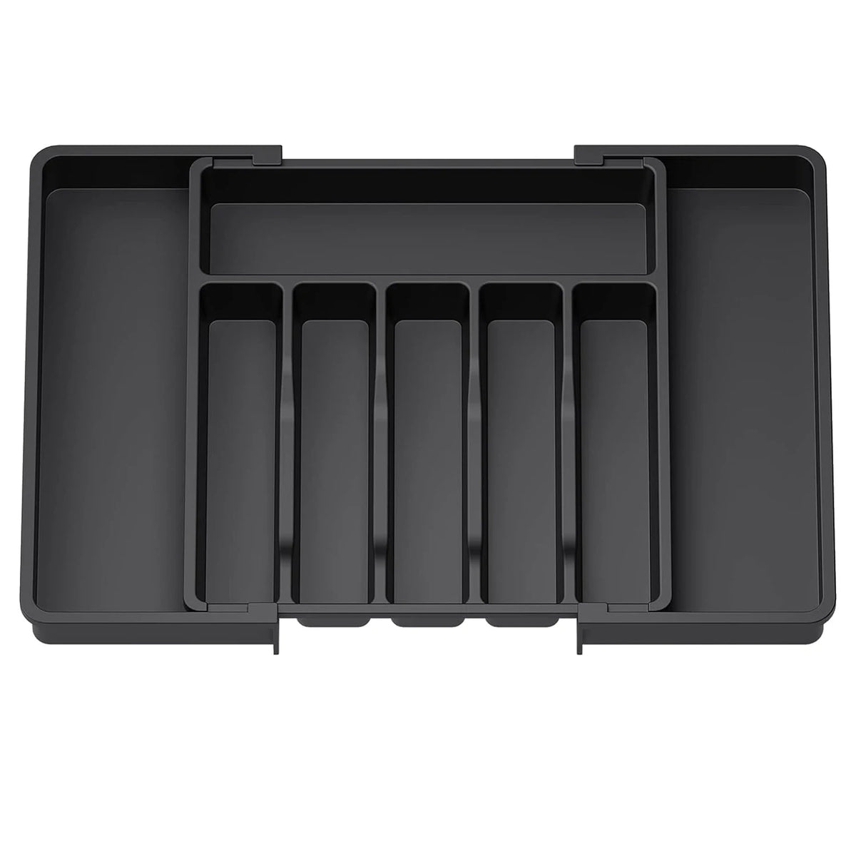 2026 Upgradation Adjustable Flatware Tableware Organizer – Plastic Multifunctional Drawer Organizer for Kitchen Counter Utensils