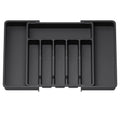 2026 Upgradation Adjustable Flatware Tableware Organizer – Plastic Multifunctional Drawer Organizer for Kitchen Counter Utensils