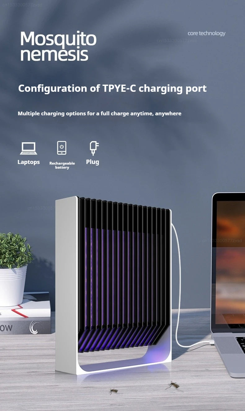 Mosquito Repellent Lamp Automatic Mosquito Trap Indoor Household Physical Electric Shock Camping Mosquito Repellent Lamp