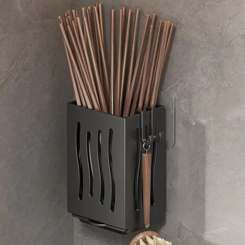 Cutlery Holder Kitchen Tableware Drainer Spoon Fork Chopsticks Storage Basket Rack Multifunctional Kitchen Tableware Organiz