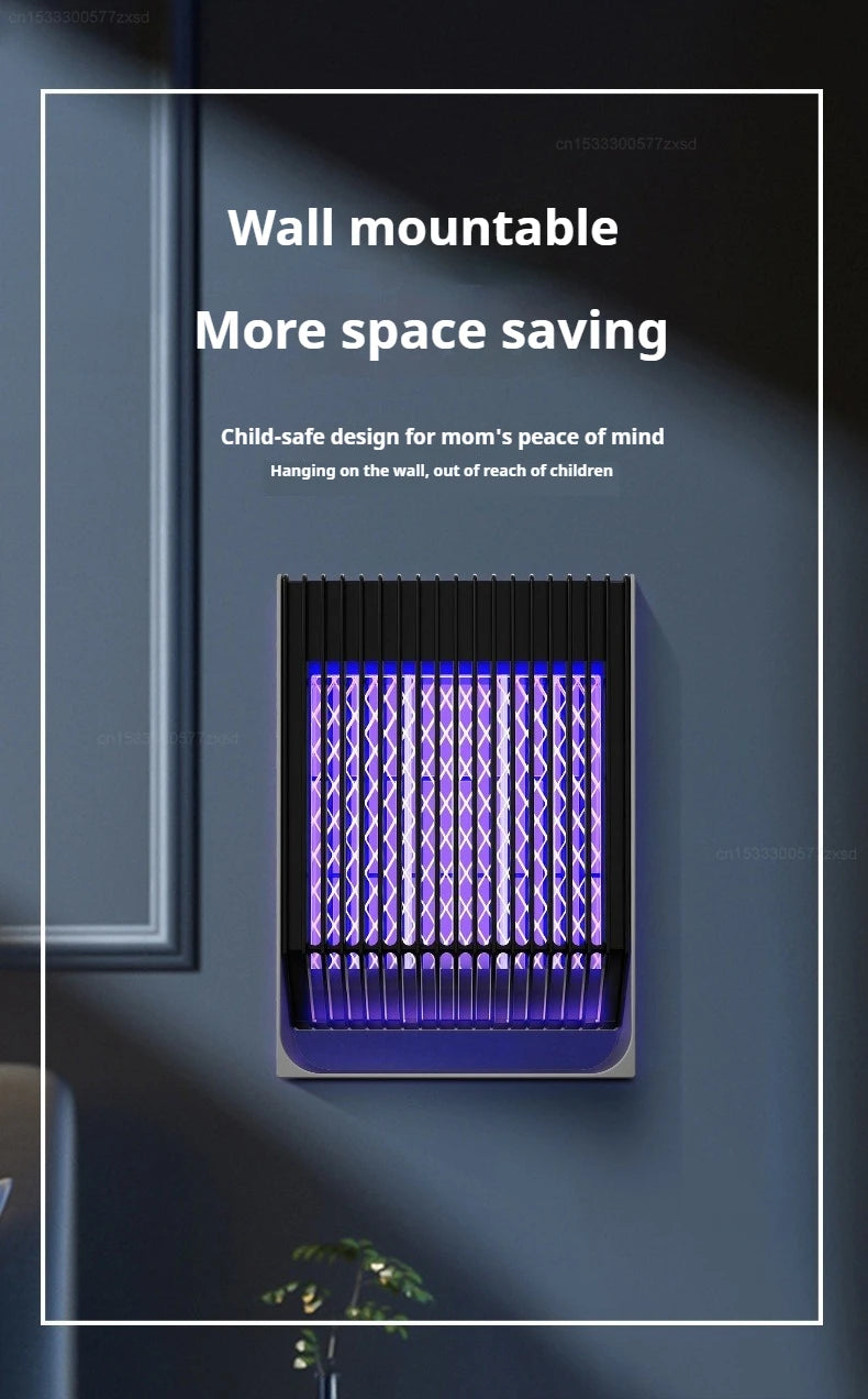 Mosquito Repellent Lamp Automatic Mosquito Trap Indoor Household Physical Electric Shock Camping Mosquito Repellent Lamp