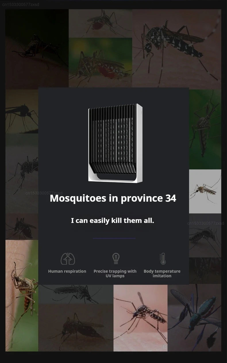 Mosquito Repellent Lamp Automatic Mosquito Trap Indoor Household Physical Electric Shock Camping Mosquito Repellent Lamp