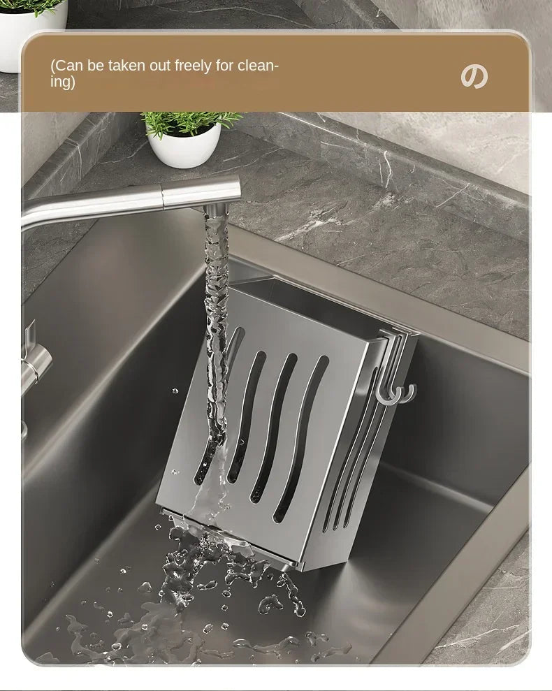 Cutlery Holder Kitchen Tableware Drainer Spoon Fork Chopsticks Storage Basket Rack Multifunctional Kitchen Tableware Organiz