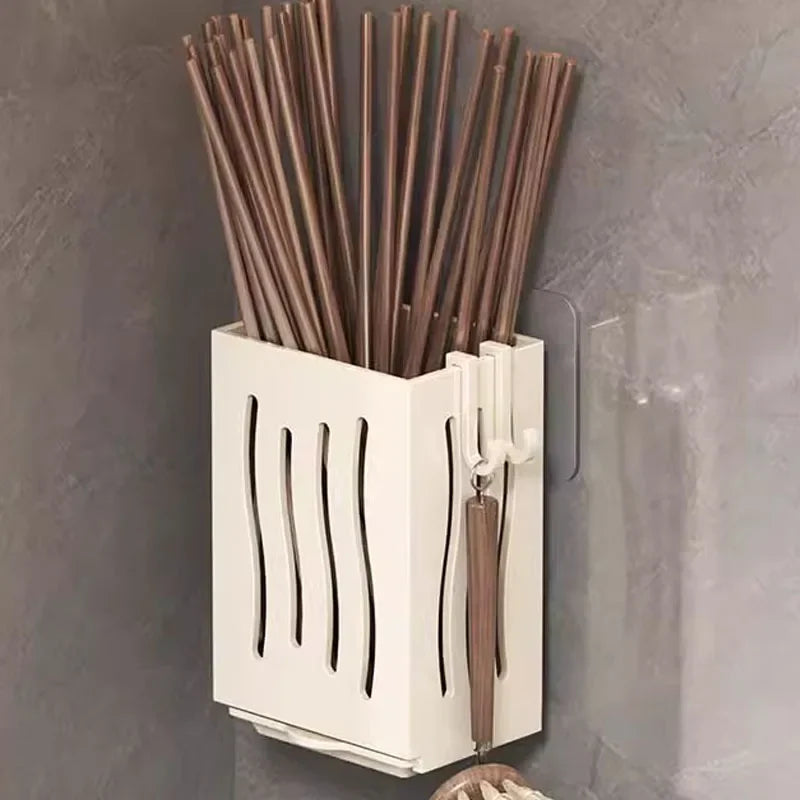 Cutlery Holder Kitchen Tableware Drainer Spoon Fork Chopsticks Storage Basket Rack Multifunctional Kitchen Tableware Organiz