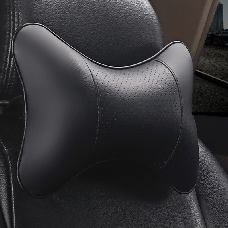 Leather Car Neck Pillow and Headrest